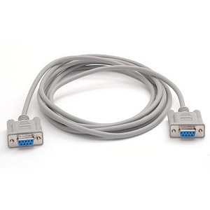 DB9 Female RS-232 Crossover Cable - 10ft