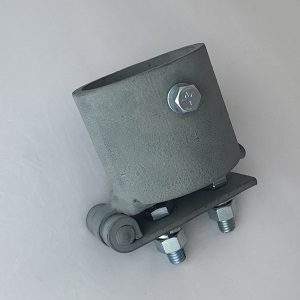 3" Mast Base Hinge Cup w/ Mounting Bolts