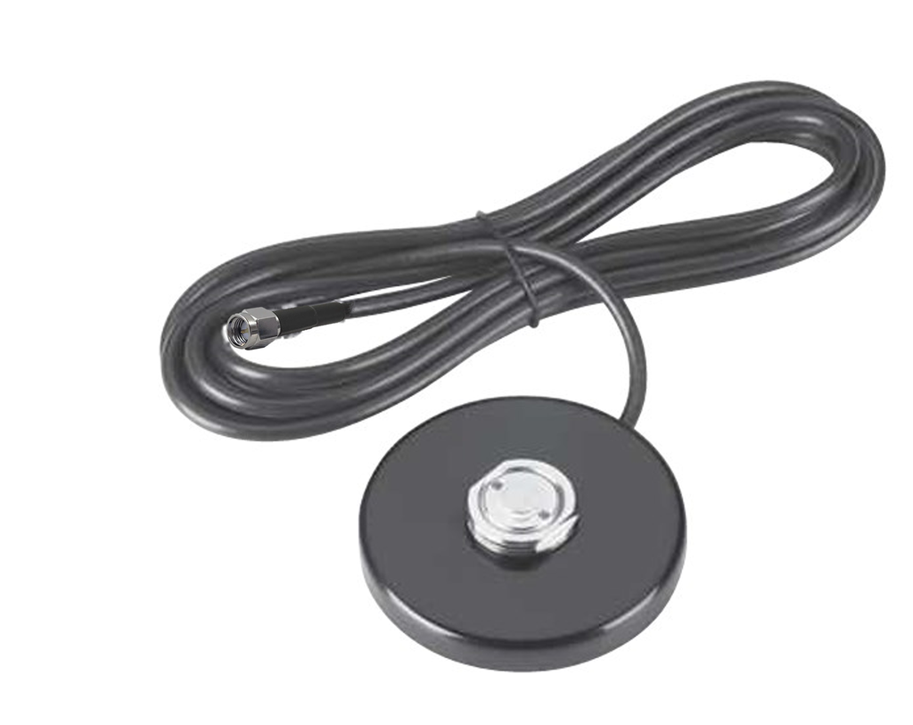 Magnetic Antenna Mount, 12 ft Cable, SMA (M)