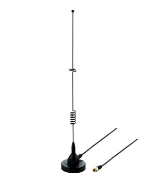 Wideband Mag Mount Cellular Antenna 3' cable with SMA Male (698 MHz - 3500 MHz)