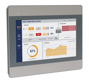 10" High-Resolution HMI with WiFi