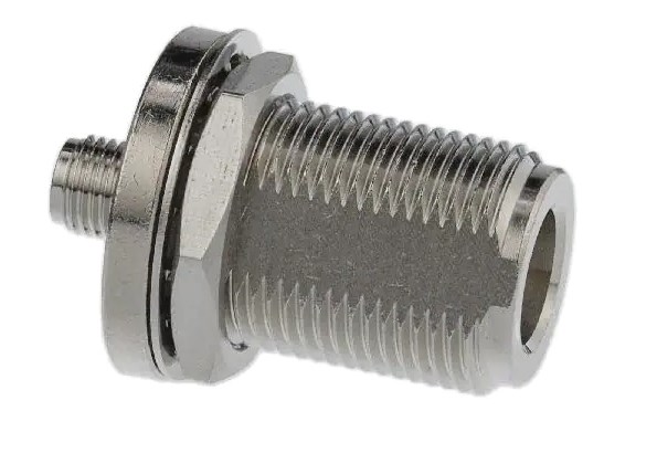 N Female (Jack) Bulkhead to SMA Female (Jack)Adapter