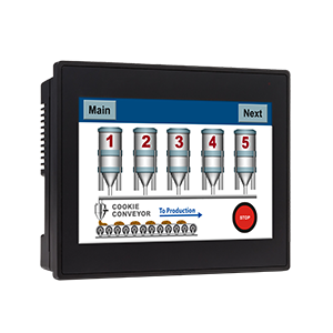 7" Touchscreen HMI + PLC  (3 I/O Module Ports)