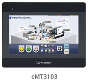 10.1" cMT 3103 HMI with Built-In Server and WiFi