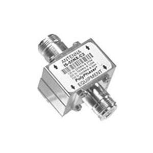 UHF/VHF PolyPhaser Lightning Arrestor with DC Block (125-1000 MHz)