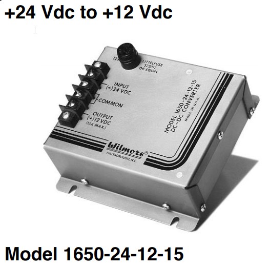 Wilmore DC-DC Converter 24 Vdc In, 12 Vdc Out,  15 Amp Continuous