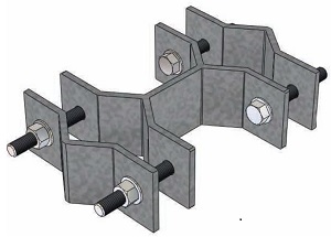 WC1002 Mounting Clamp - Medium Standoff