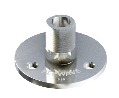 Peplink Maritime 1" Stainless Steel Antenna Deck Mount