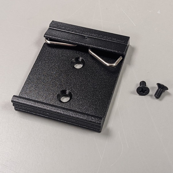 MAX DIN Rail Mount Anodized Aluminum Bracket - Single
