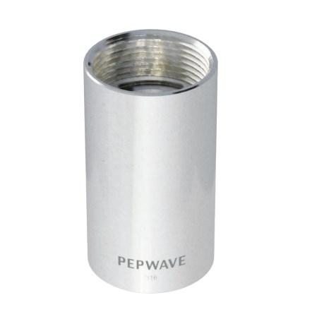 Peplink Maritime Stainless Steel 1" 14 TPI Female to Mobility Thread