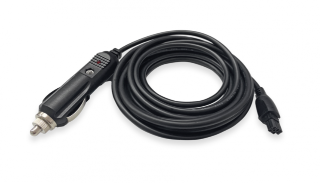 10ft DC Power Cable With Vehicle Power Port to Molex Connector