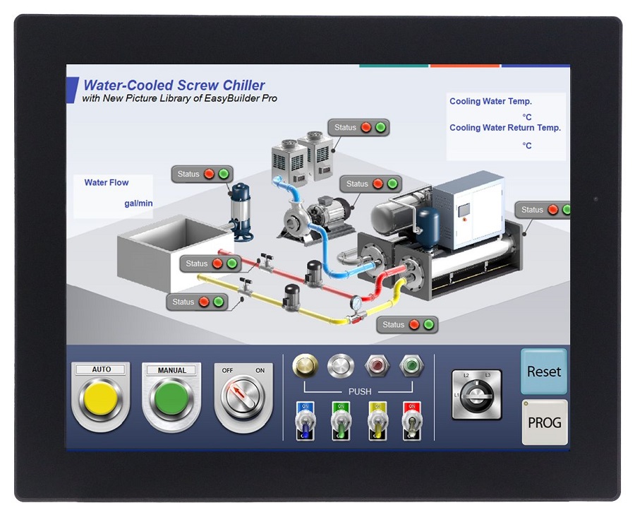 CMT2158X X-Series 15" HMI with Built in cMT Server