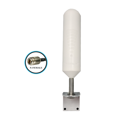 [ST-LTE-SEMCDTX1NL-NF] 3 to 5 dBi Cellular Omni Base Antenna 603-960 MHz, 1710-2700 MHz N-Female