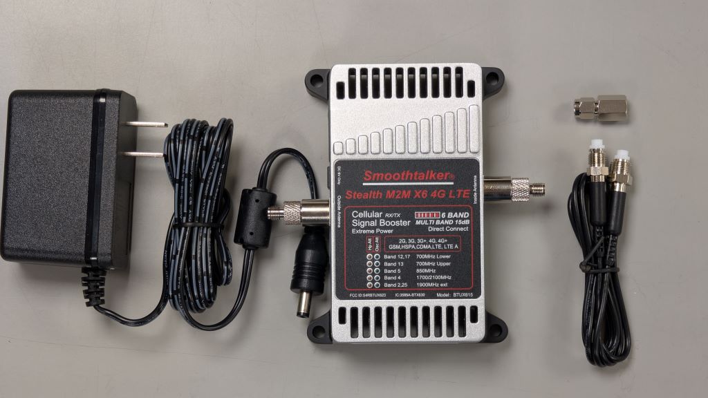 Cellular Repeater Kit - M2M Inline Booster (AC) - SMA Female Connectors - Canada and USA