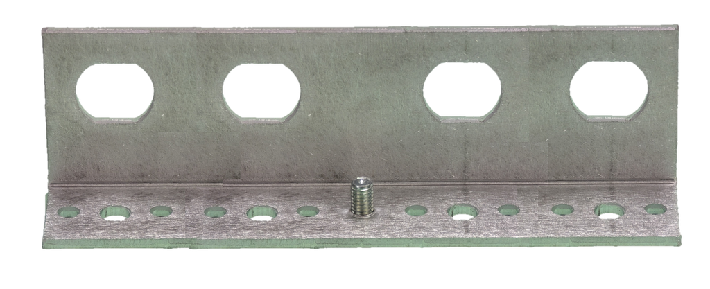 Polyphaser Angle Bracket - 4 hole - Single Stud
