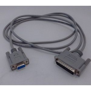 DB9F to DB25M Cable - 6'