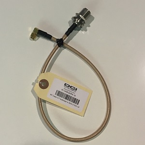[R1-NFB-SMRA-18] RF Cable N F bulkhead to SMA M R/A 18"