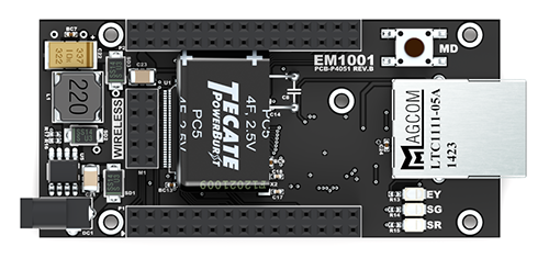 EM1001 Programmable IoT Board with Backup Supercapacitor | www.dcitech.com