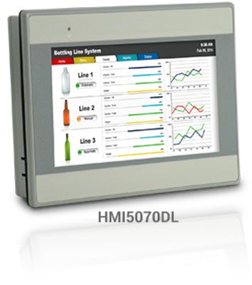 [HMI5070DL] 7" Dual-Ethernet HMI Touchscreen with EasyAccess 2.0