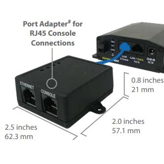 [PEP-ACW-411] BR1 Mini Port Adapter RS-232 and CAT5