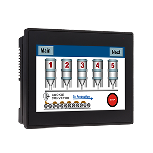 [HMC3070A-M] 7" Touchscreen HMI + PLC  (3 I/O Module Ports)