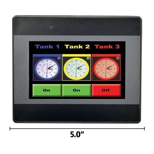 [HMI5043LBv2] HMI5043LBv2 4.3" Compact Touchscreen - Dark Grey HMI