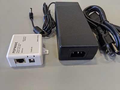 [PEP-ACW-109] PoE Injector for IP55 Outdoor Products - IEEE 802.3af/at compliant