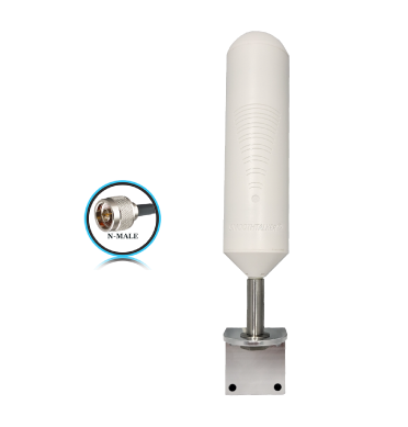 [ST-LTE-SEMCDTX1NL] 3 to 5 dBi Cellular Omni Base Antenna 603-960 MHz, 1710-2700 MHz N-Male