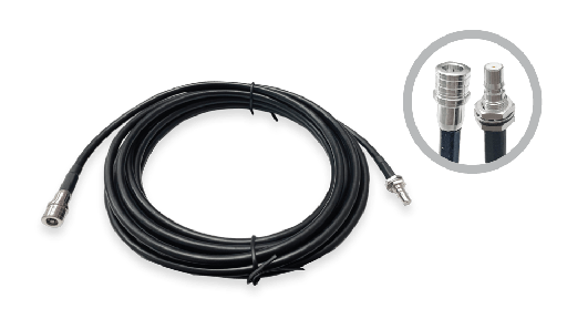 [L1-QM-QF-15] LMR195 Extension Cable, QMA-M to QMA-F 15ft for Cell and GPS